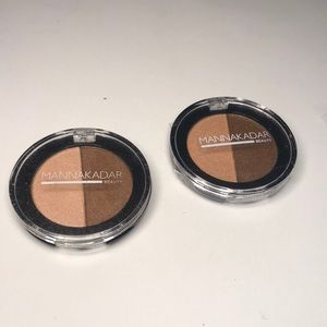 2 Mannakadar beauty bronzer highlighter duo